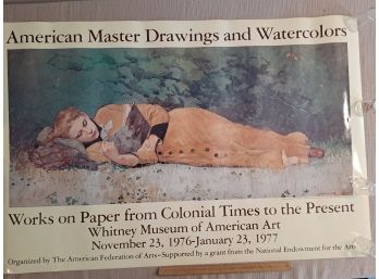 Poster - American Master Drawings And Watercolors