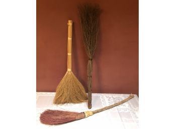 Vintage Whisk Brooms