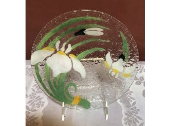 Artisan Glass Platter (Signed)