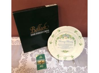 Belleek Collectible Plate (Ireland) - NEW IN BOX!