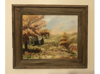 Countryside Painting By Priscilla Marsh (Signed & Dated)