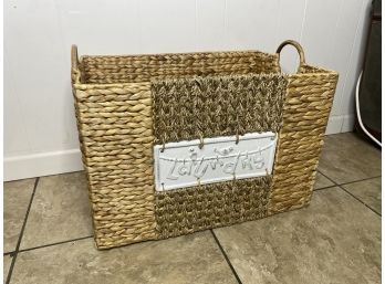 Farmhouse Style Laundry Basket