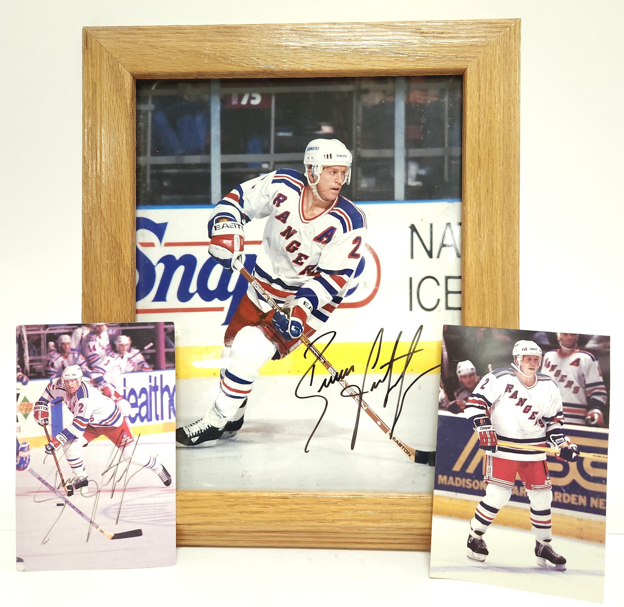 Brian Leetch New York Rangers Autographed 1989-90 Topps #136 Beckett Fanatics Witnessed Authenticated Rookie Card with Last to Wear #2 Inscription