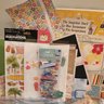 Lot Of Scrapbooking Crafting Materials And Paper