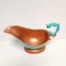 Chic Hand Painted Repurposed Silver Plate Gravy Boat Very Cool