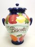 13' Tall Ceramic Biscotti Jar