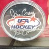 1980 Olympics USA Hockey Team Member Signed Photo & Signed Puck With COA's