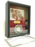 Shadow Box Of Redwings Steve Yzerman Autographed Puck And Photo With COA