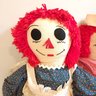 Vintage Large 3ft Raggedy Anne And Andy Dolls