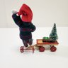 Byers Choice Carolers Boy On Tricycle With Toy Wagon