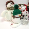 Snowman Santa Holiday Decor Lot