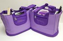 Two Wilton Insulated Cake Decorators Tool Travel Bags Full Of Supplies