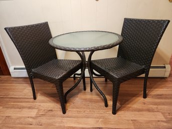 Bistro Set 30x28 Table And Chairs