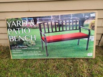 New In Box Yard And Patio Bench Seat