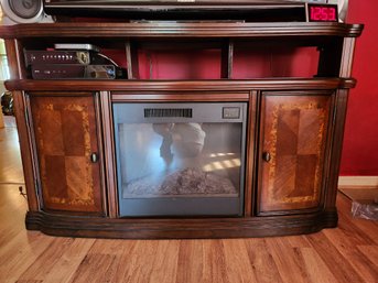 Tv Stand Entertainment Center With Electric Heater Built In