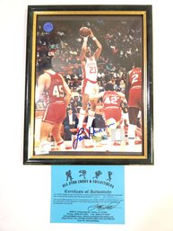 NBA Lou Hudson 8x10 Autographed Photo With COA