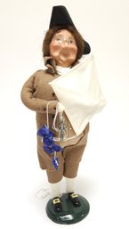 Byers Choice Carolers Ben Franklin With Kite 13' Figurine