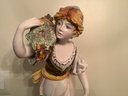 Capodimonte Statue Made In Italy With Pedestal