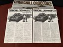 Model Churchill Crocodile Tank Kit In Box