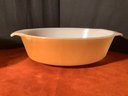 Fire King  Made In USA Peach Luster Casseroles & Beehive Soup Bowls