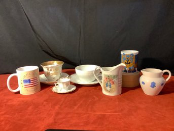 An Assorted Group  Wedgwood, Ginori,  Fitz & Floyd & More