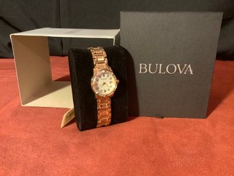 NEW BULOVA LADIES DIAMOND WATCH-PERFECT FOR MOTHERS DAY