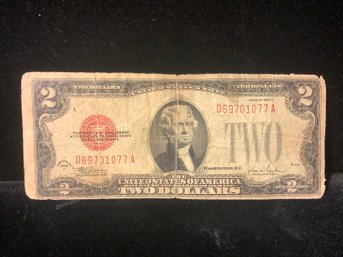 2 Dollar Bill Red Seal 1928