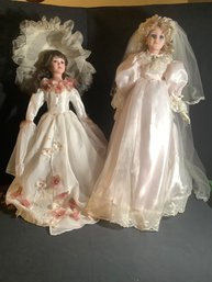 Two Beautiful Wedding Dolls