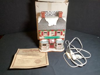 Lefton Collectible Colonial Village - Antiques And Curiosities