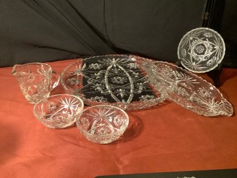 Glass Serving Pieces Group