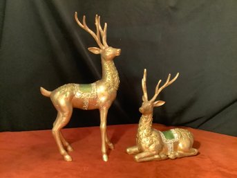 Reindeer Sparkly & Glowing Pair