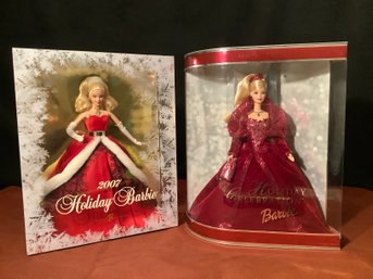 New-Special Edition Holiday Celebration Barbie &  2007 Holiday Barbie