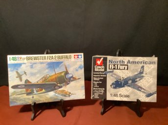 New-Brewster F2A Buffalo Model Kit &North American FJ-1 Fury Model Kit