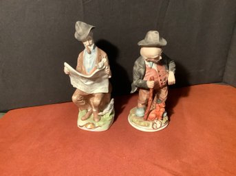 2 Vintage Arnart Figurines