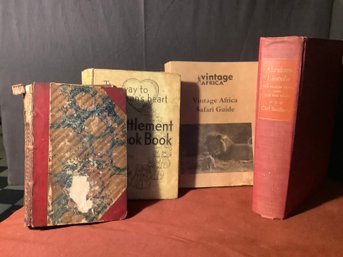 Assorted Older Books Including Carl Sandburgs Abraham Lincoln The Prarie Years And The War Years