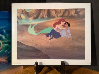Disney The LIttle Mermaid Frame Lithograph With Portfolio Cover