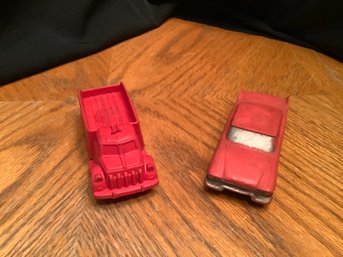 Vintage Auburn Rubber Car And Truck