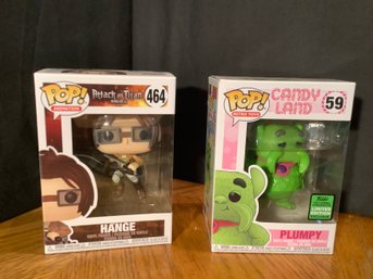 New In Box FUNKO Pop Heroes Candy Land & Attack On Titan