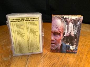 Walking Dead Playing Cards And True Crimes Cards