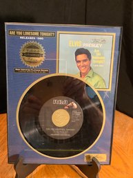 Framed  Elvis Presley Platinum Record