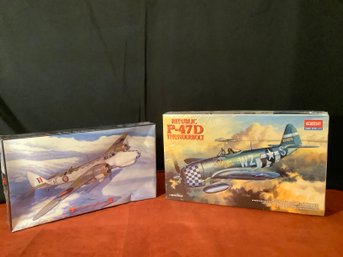 NewRepublic P-47D Model Kit &  Bristol Blenheim MK V