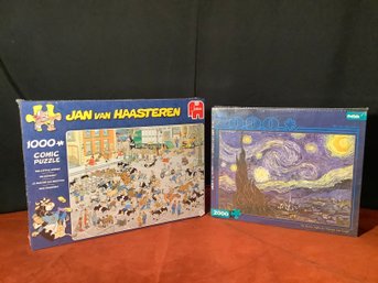 Puzzles Jan Van Haasteren The Cattle Market & Van Gogh The Starry Night