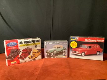 New Model Kits For 1930 Packard, 54 Chevy Panel, 34 Ford Pickup