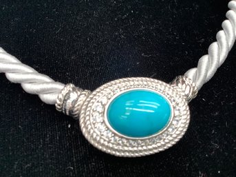 Judith Ripka Silver & Turquoise  Necklaces