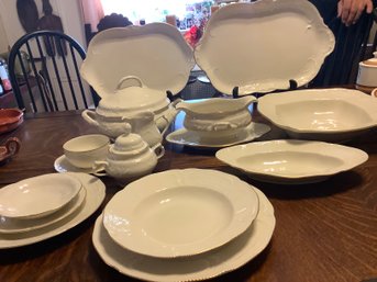 Rosenthal China From Germany -1 Dinner Plate Short Of Service For 12