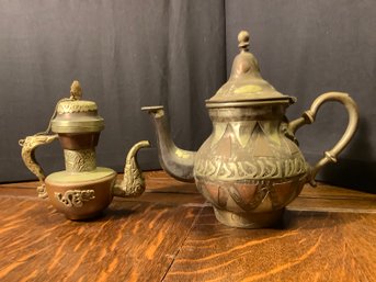 2 Turkish Tea Pots