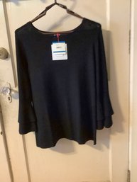 New With Tags Anne Klein Ruffle Sleeve Top