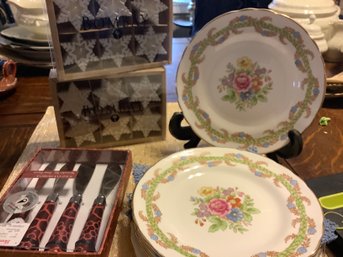 Tuscan Fine English Bone China With Cheese Spreaders & More