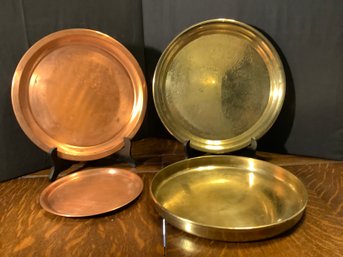 Copper  & Brass Serving Trays