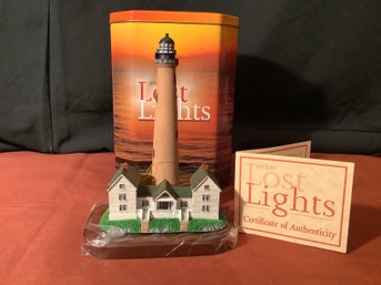New-Lefton  Shinnecock Bay Lighthouse (Long Island) W/COA